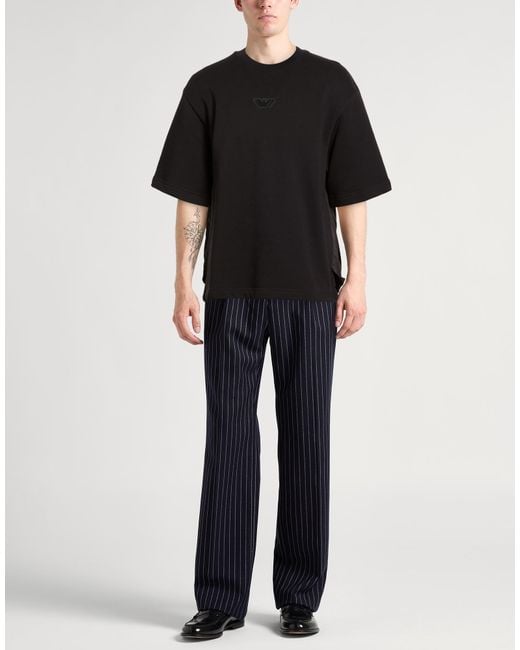 Emporio Armani Black Sweatshirt for men
