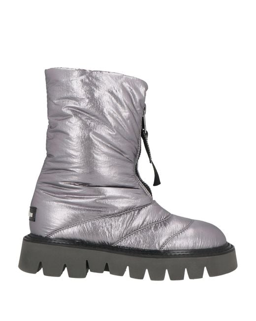 Elena Iachi Gray Ankle Boots