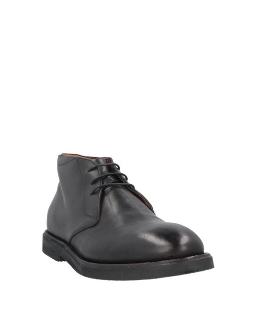 Silvano Sassetti Gray Ankle Boots for men