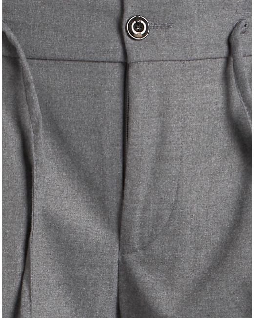 Michael Coal Gray Pants Polyester, Viscose, Elastane for men