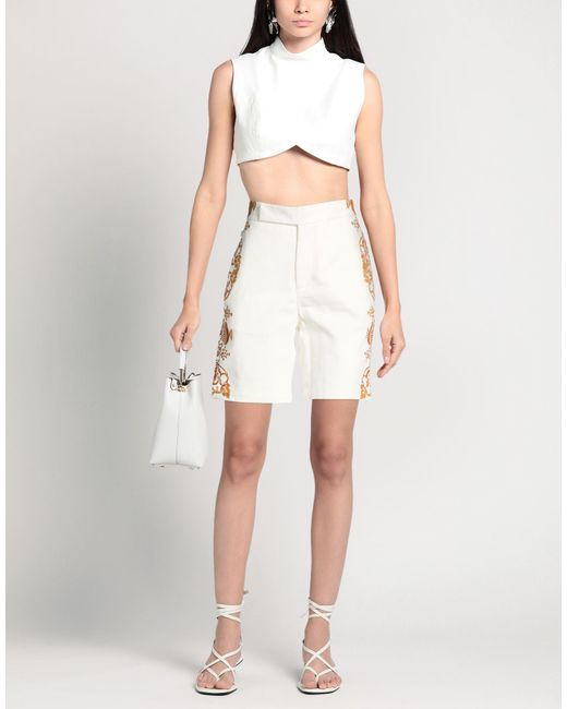 FEDERICO CINA Natural Shorts & Bermuda Shorts