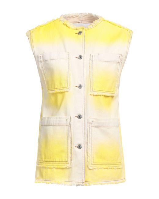 Chaqueta Vaquera MSGM de color Yellow