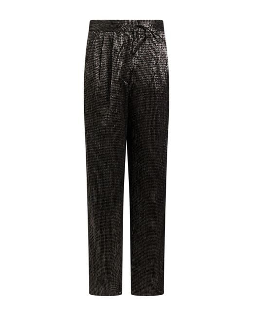 Forte_forte Black Pants Polyester