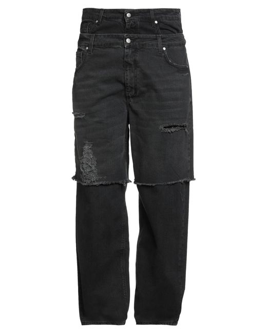 AN OTHER DATE Black Jeans Cotton for men