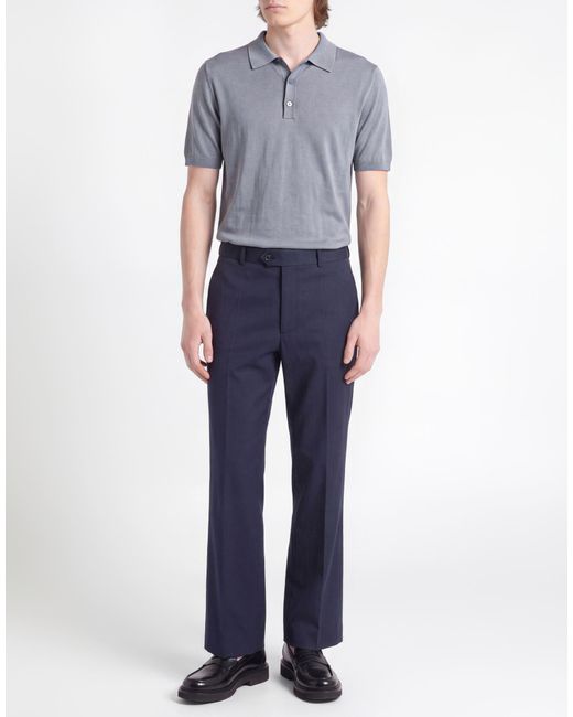Paul & Joe Blue Midnight Pants Cotton, Elastane for men