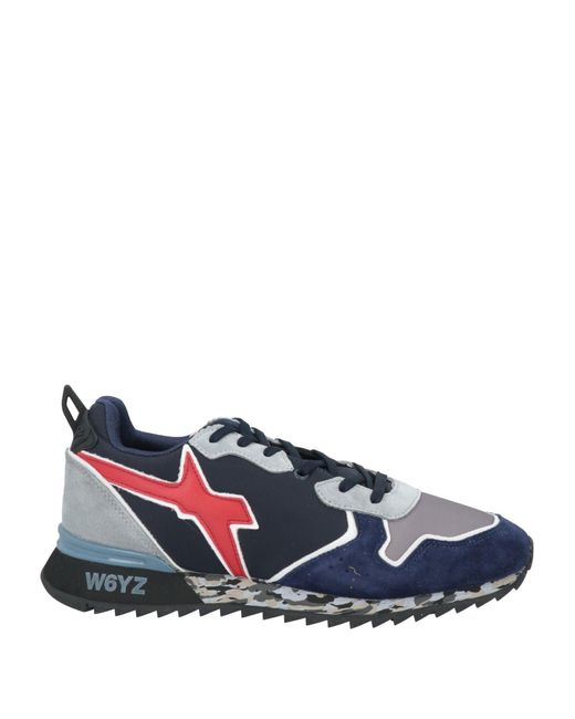 W6yz Blue Trainers for men