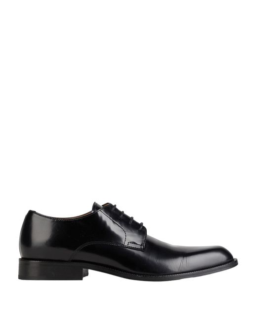 Dries Van Noten Black Lace-Up Shoes Leather
