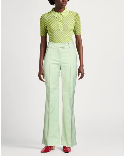 Liu Jo Green Light Pants Cotton, Polyamide, Elastane