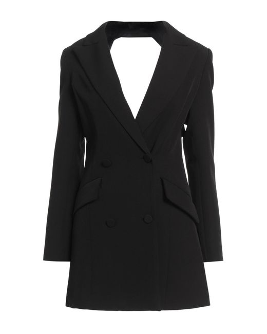 ViCOLO Black Blazer Polyester, Elastane