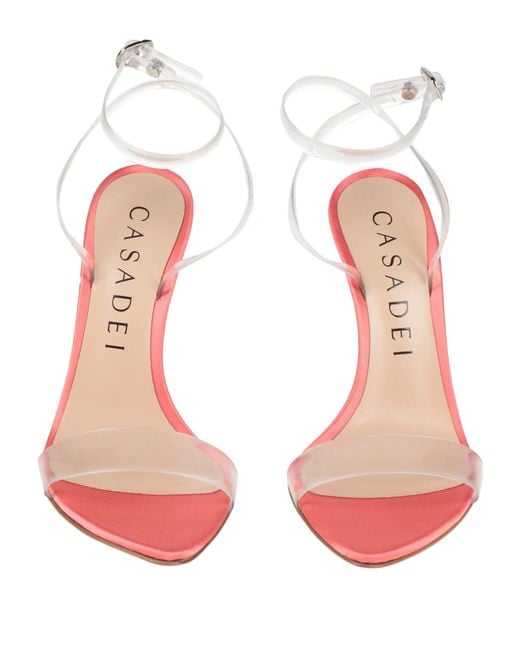 Casadei Pink Sandals Pvc