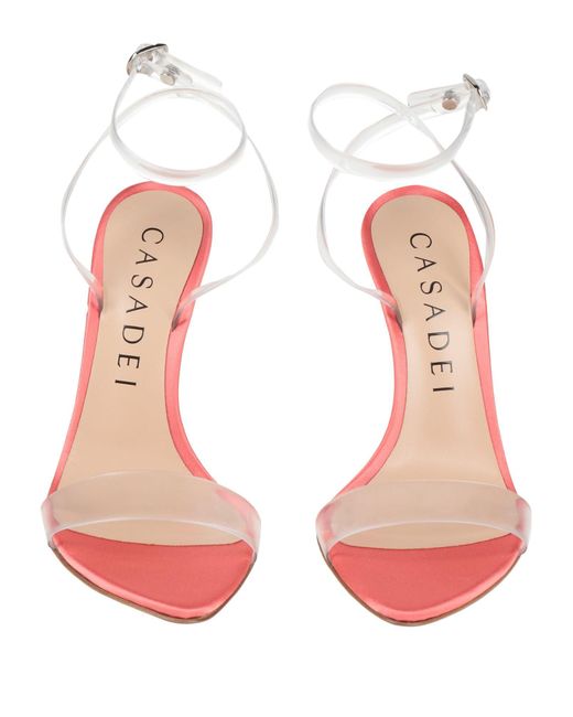 Casadei Pink Sandals Pvc