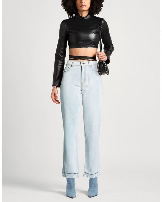 MSGM Blue Jeans Cotton