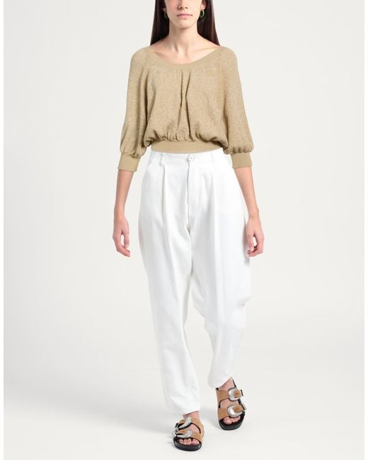 Fabrizio Del Carlo Natural Sweater Cotton, Elastane
