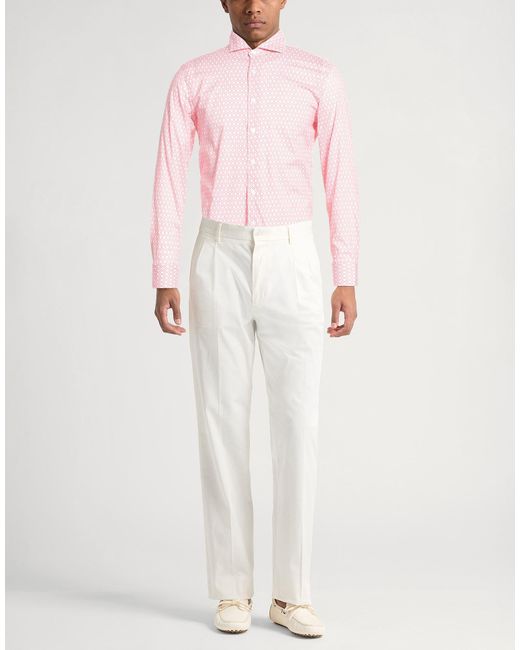 Camicia di Fedeli in Pink da Uomo