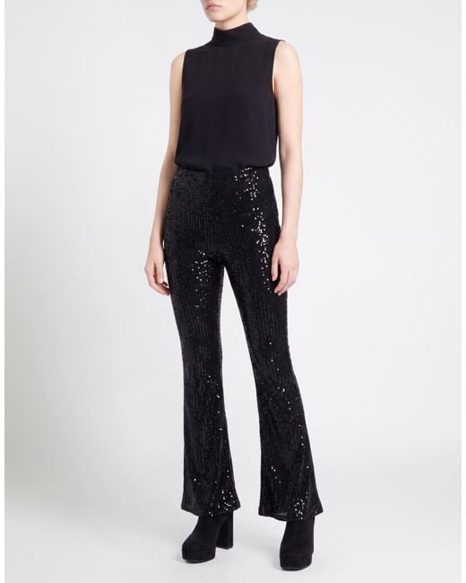 ViCOLO Black Pants Polyester, Elastane