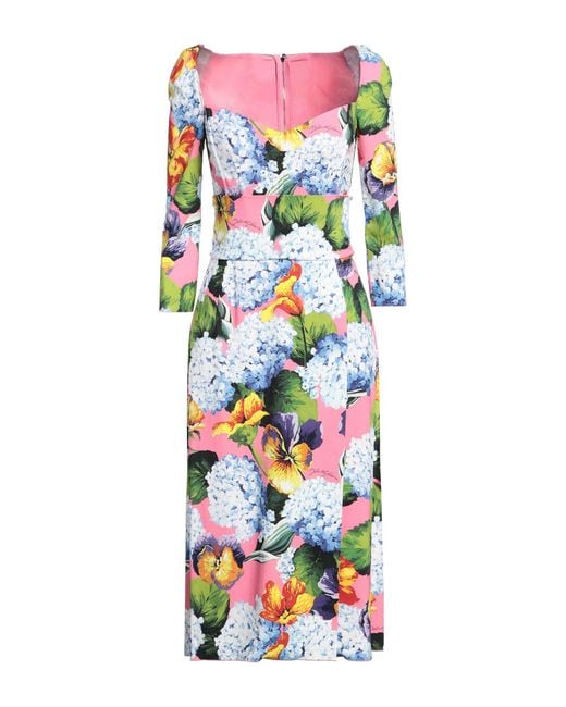 Dolce & Gabbana White Midi Dress