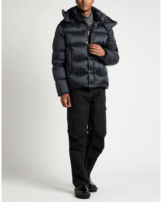 Moorer Black Puffer Polyamide, Polyester for men