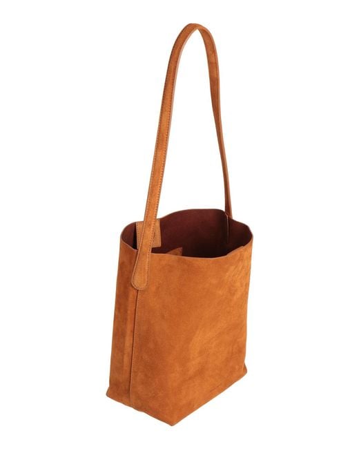 Mansur Gavriel Brown Shoulder Bag