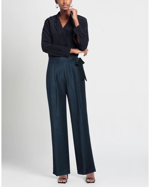 120% Lino Blue Pants