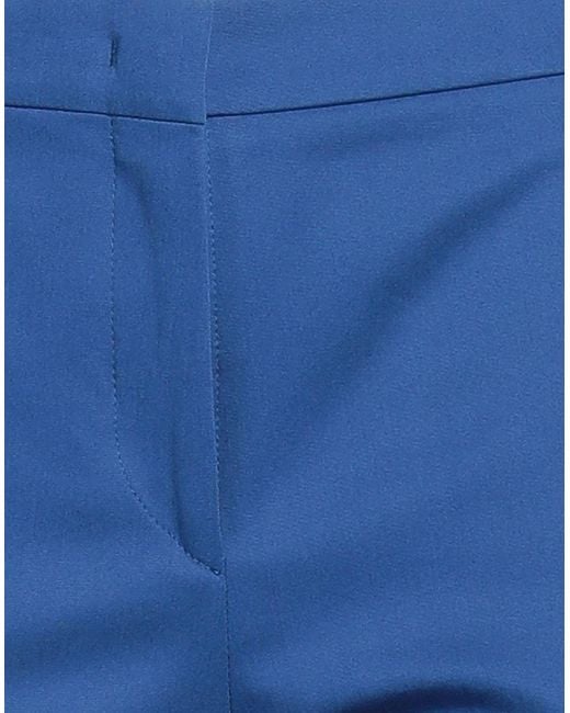 Etro Blue Pants Cotton, Elastane