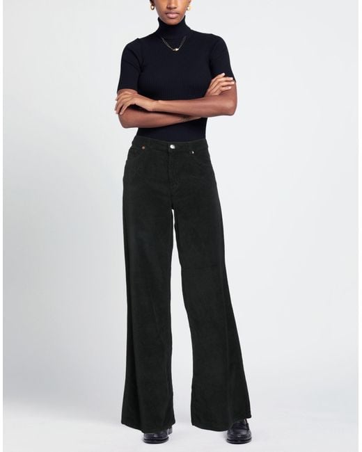 XT STUDIO Black Pants Cotton