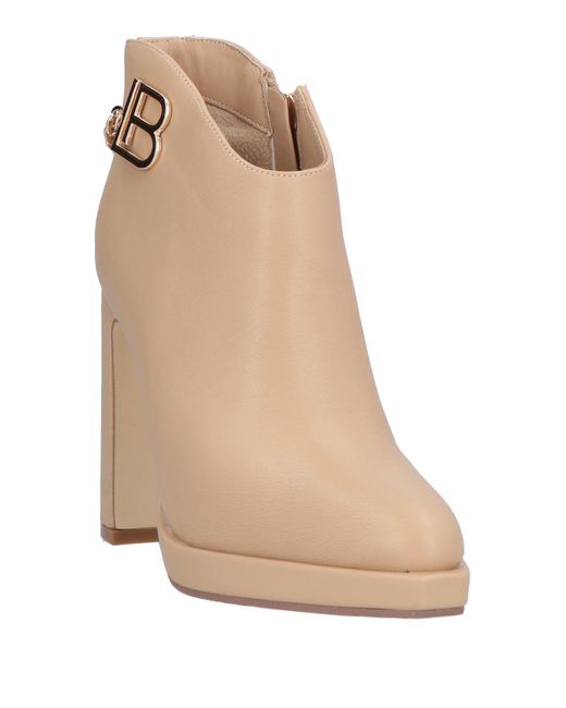 Laura Biagiotti Natural Ankle Boots