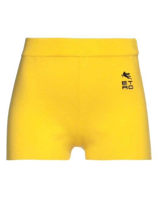 Etro Yellow Shorts & Bermuda Shorts