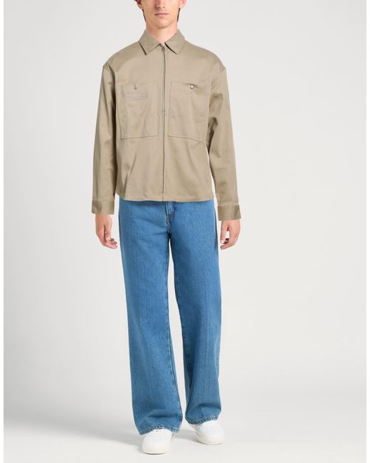 Belstaff Natural Jacket Cotton, Elastane for men