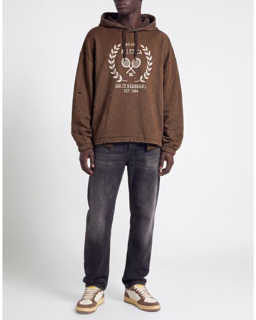 Dolce & Gabbana Brown Sweatshirts for men