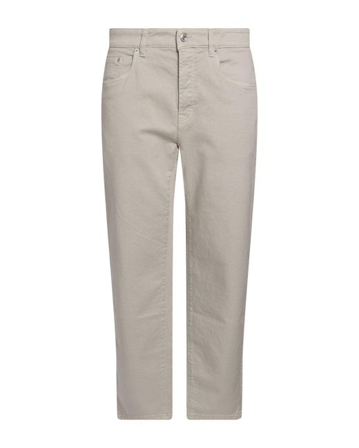 Department 5 Gray Pants Cotton, Rubber for men