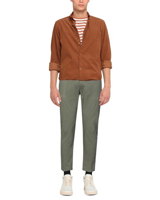 BE ABLE Green Pants Lyocell, Cotton, Elastane for men