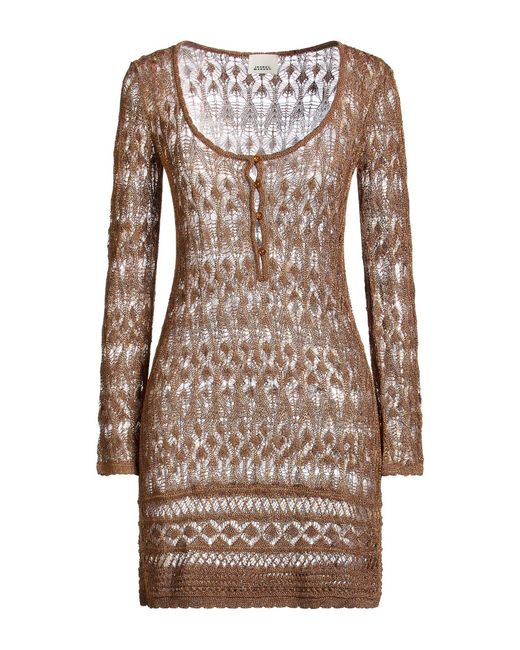 Isabel Marant Natural Mini Dresses