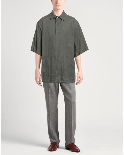 McQueen Gray Denim Shirt for men