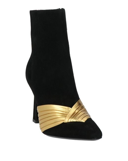 Pollini Black Ankle Boots