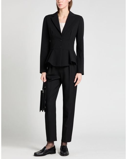 Alberta Ferretti Black Blazer Polyester, Wool, Elastane