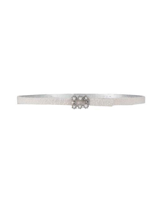 Roger Vivier White Belt