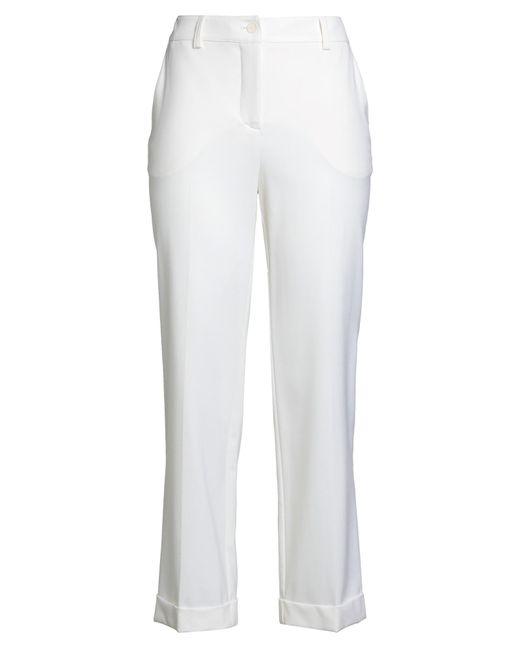 P.A.R.O.S.H. White Pants Virgin Wool, Elastane
