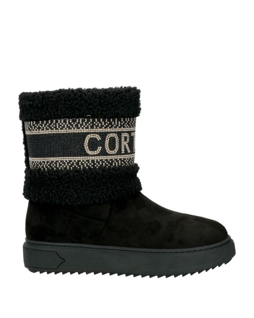 De Siena Black Ankle Boots