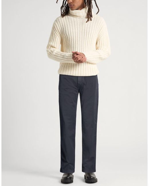 7 For All Mankind Blue Midnight Pants Cotton, Elastane for men