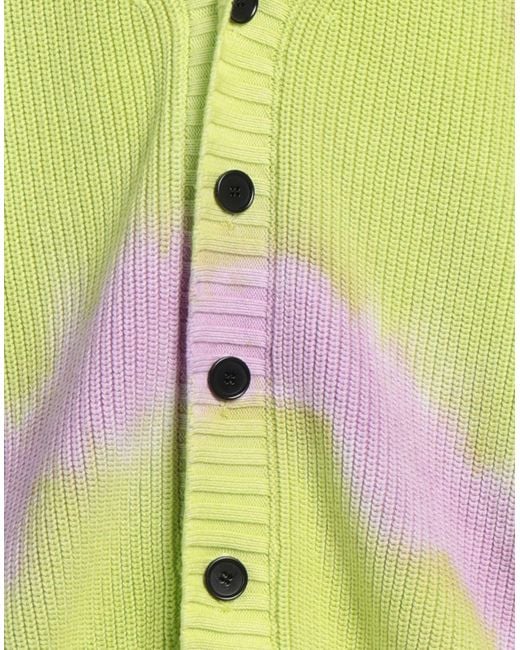 MSGM Yellow Cardigan for men