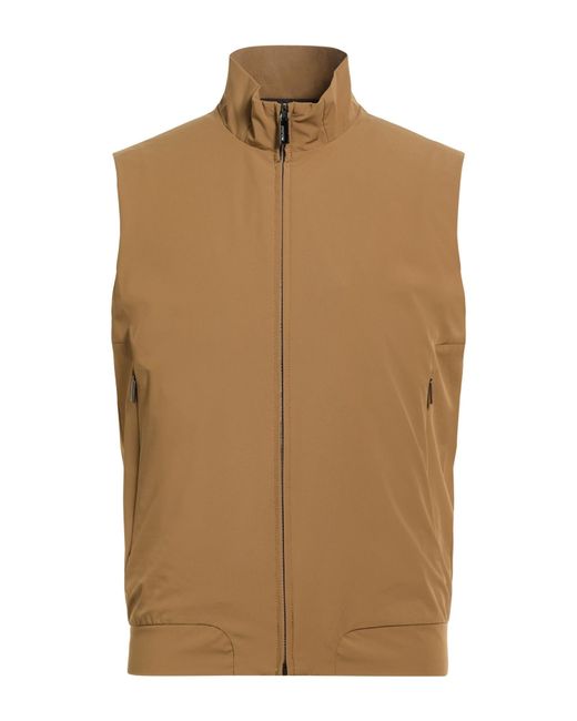 Rrd Brown Vests for men
