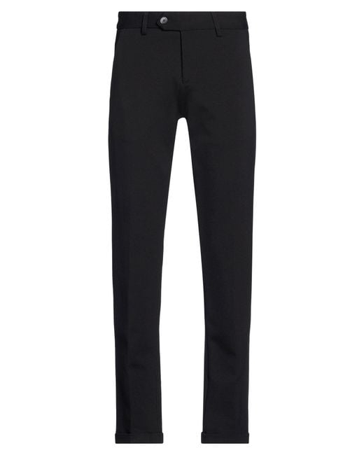 Imperial Black Pants Polyester, Polyamide, Elastane for men