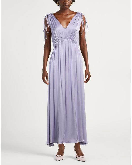 Ottod'Ame Purple Maxi-Kleid