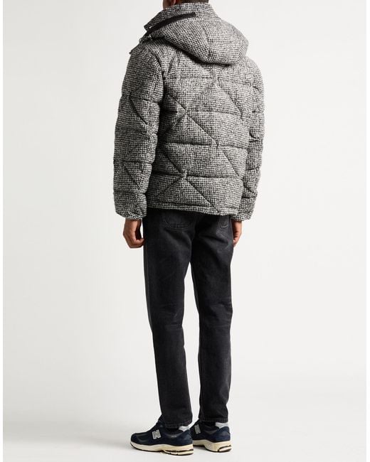 Lardini Gray Puffer Alpaca Wool, Polyamide for men