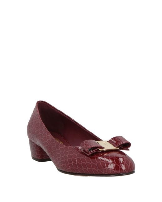 Ferragamo Red Pumps