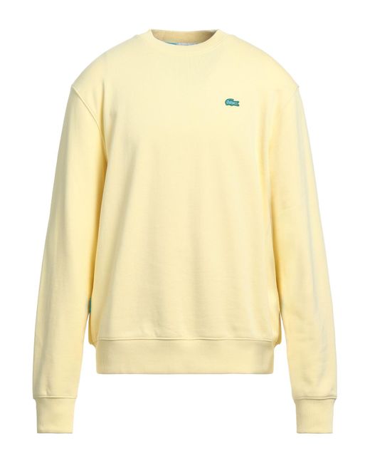 Lacoste Yellow Sweatshirt for men