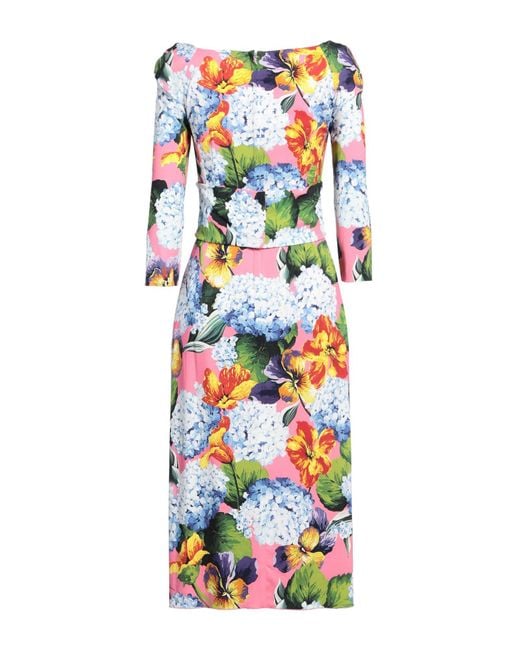 Dolce & Gabbana White Midi Dress