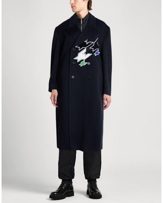 Kris Van Assche Blue Coat Wool for men