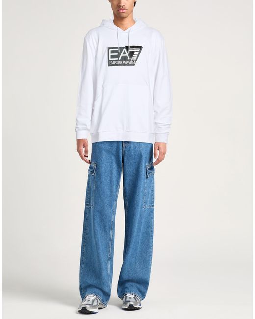 EA7 White Sweatshirt for men