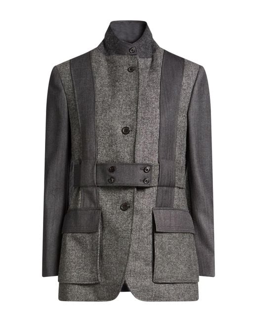 Thom Browne Gray Jacket Wool